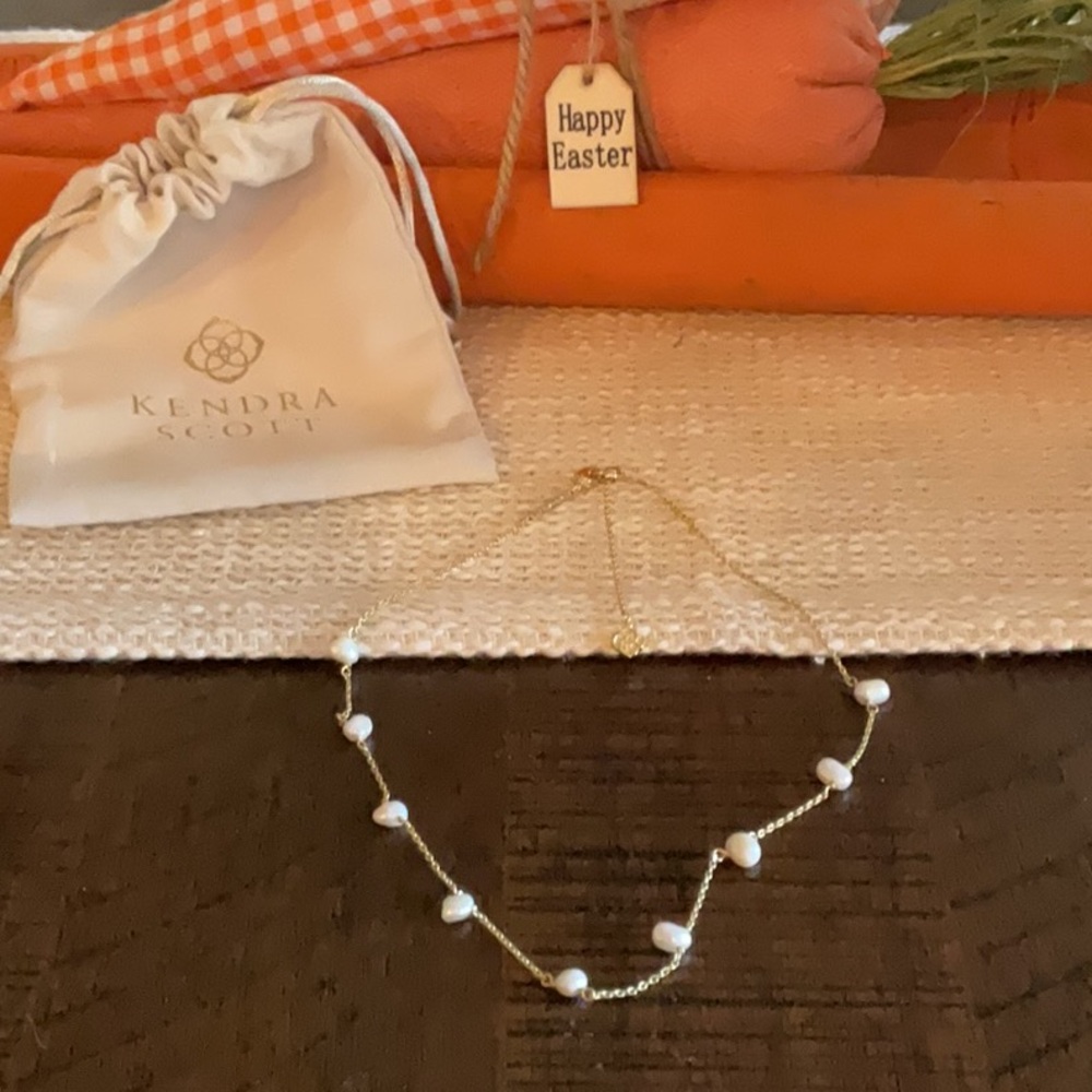 Leighton Gold Pearl Strand Necklace in Freshwater Cultured Pearl NWOT - Picture 5 of 9